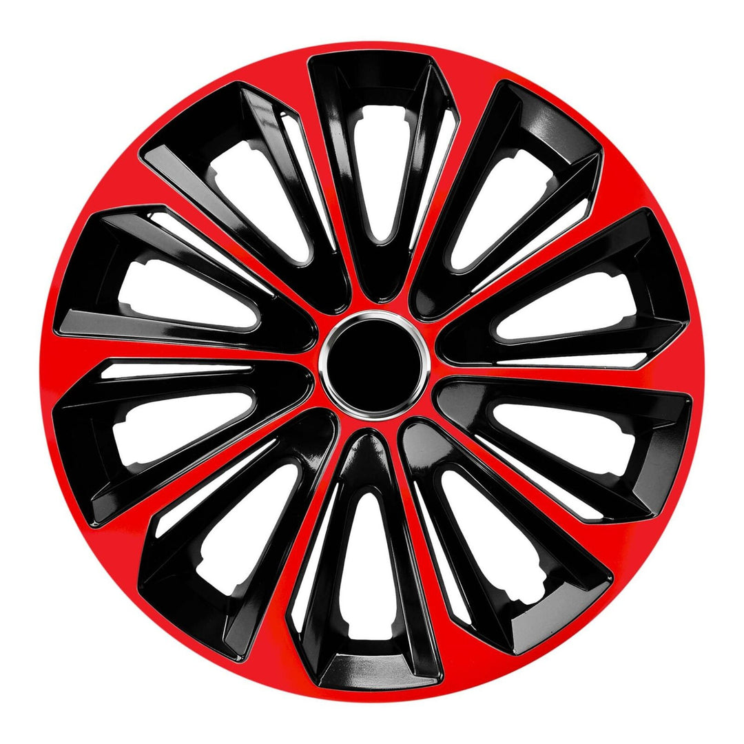 Universal navkapsel 15'' NRM Extra Strong röd/svart 1 del