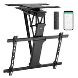 Maclean elektriskt takfäste för TV, TUYA-stöd, max VESA 600x400, 90st svängbart, 32"-75", 35kg, MC-490