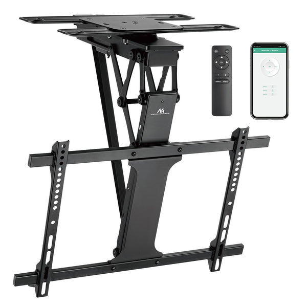 Maclean elektriskt takfäste för TV, TUYA-stöd, max VESA 600x400, 90st svängbart, 32"-75", 35kg, MC-490