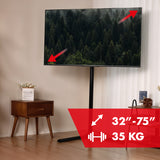 Maclean golvstativfäste för TV, 32-70", max. VESA 400x400, max. 40kg, MC-494