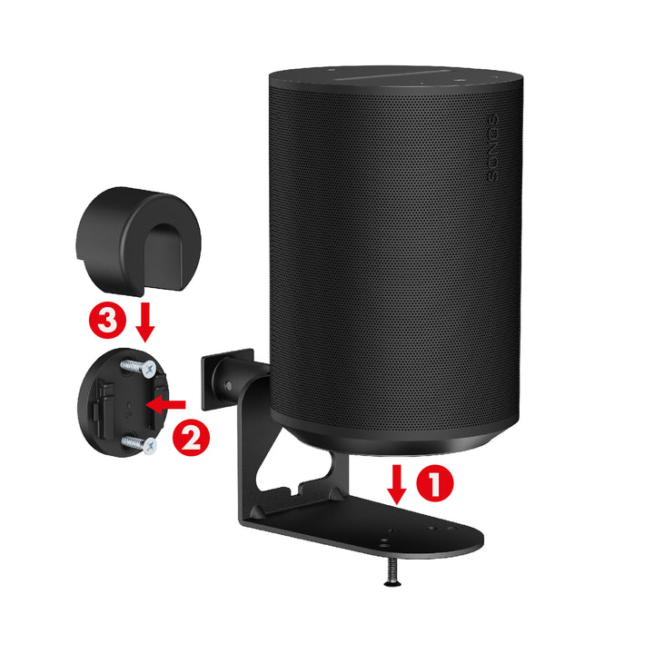 Väggfäste för Sonos Maclean-högtalare, Sonos Era 100 & 300, MC-495 2 st