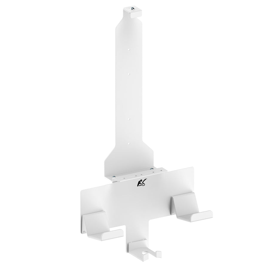 Väggmonterat stativ vitt för Playstation 5-konsol med pad-hållare, max 10 kg, NanoRS RS181
