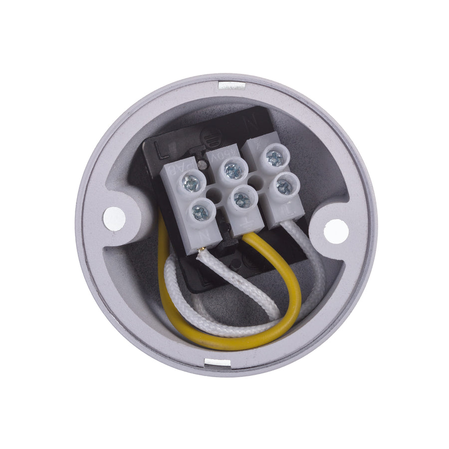 Maclean utanpåliggande armatur/rör, spot, rund, aluminium, GU10, 55x105mm, vit, MCE361 W