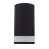 Maclean utanpåliggande armatur/rör, spot, rund, aluminium, GU10, 55x105mm, svart, MCE361 B