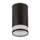 Maclean utanpåliggande armatur/rör, spot, rund, aluminium, GU10, 55x105mm, svart, MCE361 B