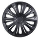Universal navkapsel 16" NRM Strong matt svart 1 del