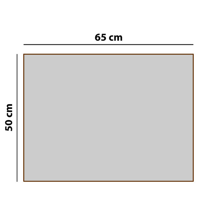 Mestizo hundmadrass, 65x50 cm, vinröd, Vigo Standard MV-5-MAR-BS