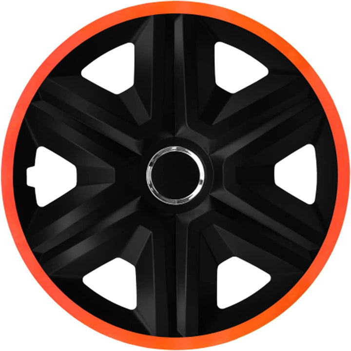 NRM Fast Lux 15" universal navkapsel svart-orange 1 del