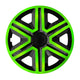 Universal navkapsel 16" NRM Action Doublecolor grön/svart 1 del