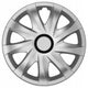 Universal navkapsel 14" NRM Kando silver press-on 1 del