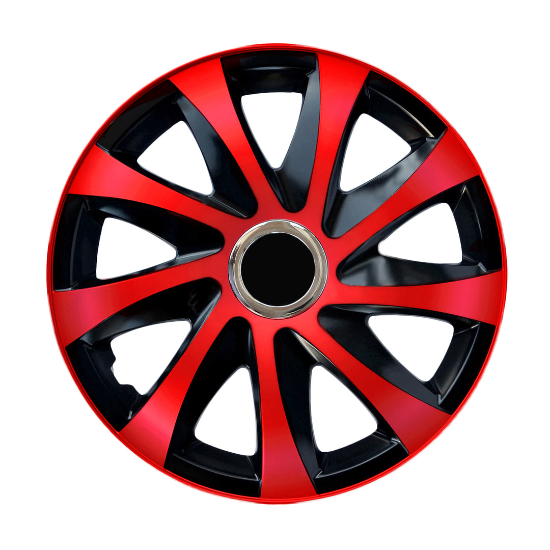 Universal navkapsel 16" NRM Drift Extra röd/svart 1 del