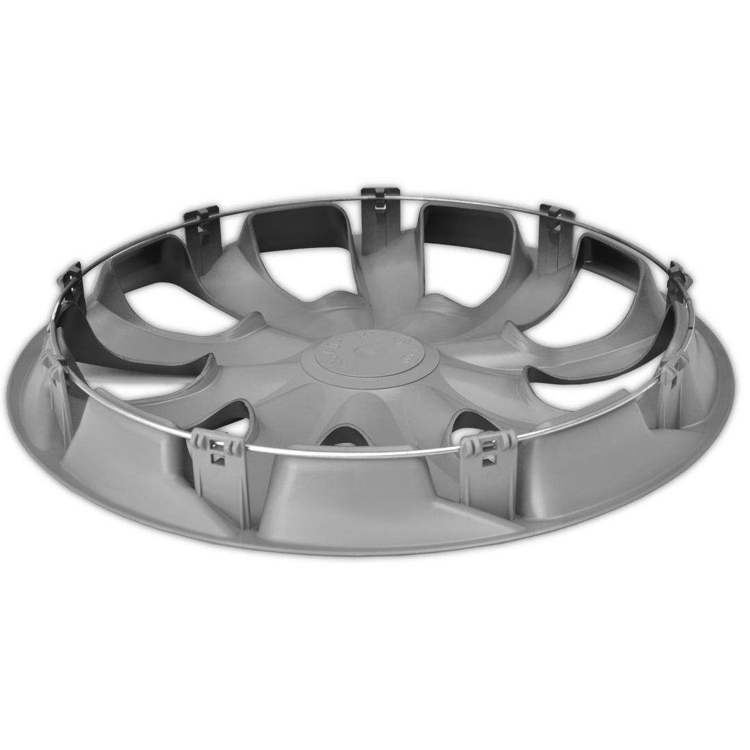 Universal navkapsel 15" NRM Quad silver press-on 1 del
