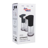 Promedix automatisk dispenser, dispenserbehållare för flytande tvål, desinfektionsvätskor, 300ml, 4xAA, vit, PR-540 W