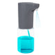 Promedix automatisk dispenser, dispenserbehållare för flytande tvål, desinfektionsvätskor, 300ml, 4xAA, grå, PR-540 GR