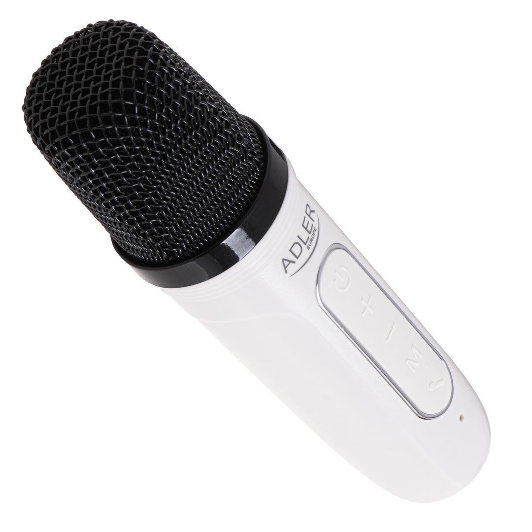 Trådlös högtalare Adler, med mikrofon, för karaoke, Bluetooth, AD 1199 W