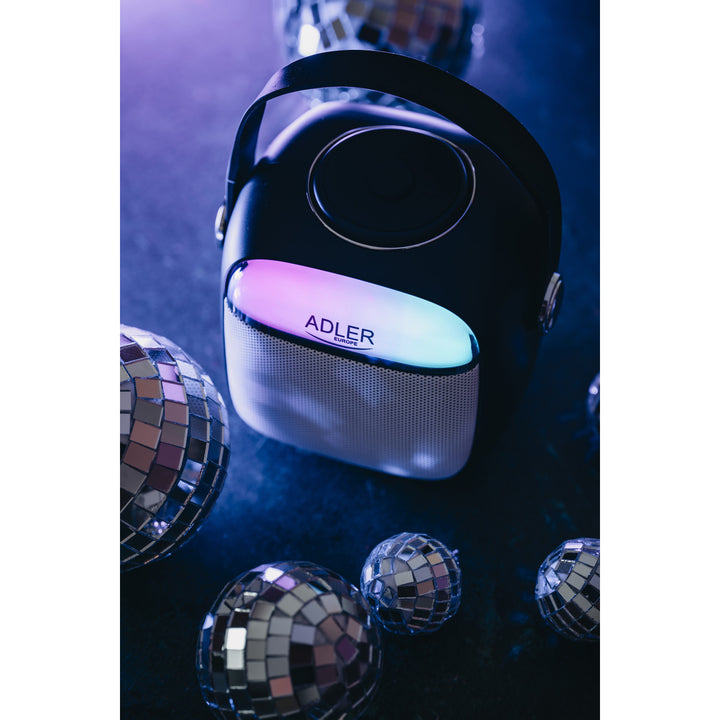 Trådlös högtalare Adler, med mikrofon, för karaoke, Bluetooth, AD 1199 B