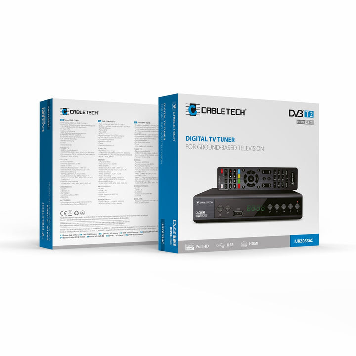 Tuner-avkodare DVB-T2 H.265 HEVC KrugerMatz KM0550D EPG PVR Timeshift