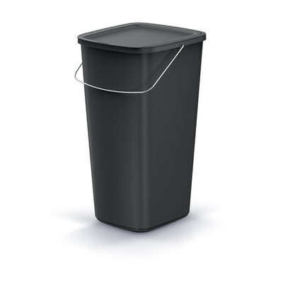 Papperskorg Keden, svart, kapacitet 25L, Compacta Q Basic