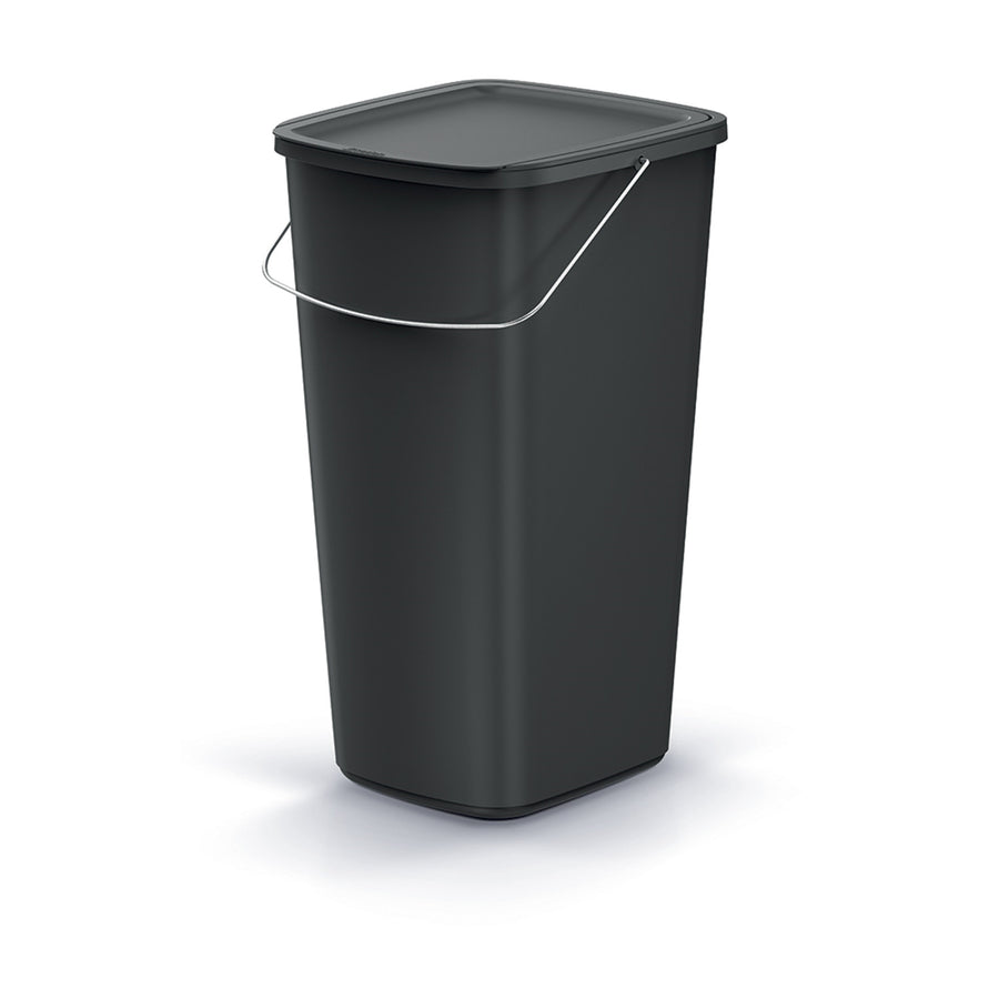 Papperskorg Keden, svart, kapacitet 25L, Compacta Q Basic