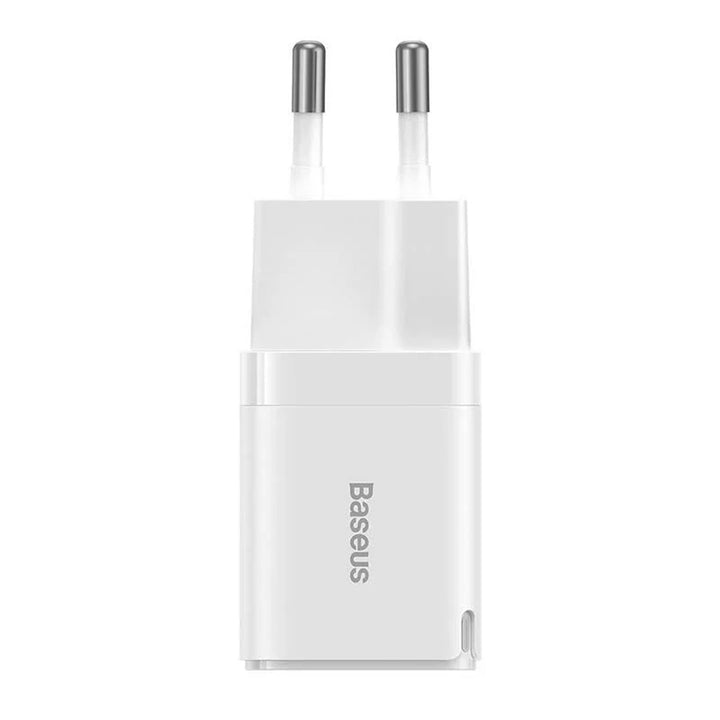 Baseus Snabbladdare 30W, USB-C, Vit, GaN3-teknologi