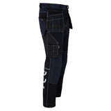Avacore midjebyxa, stretch, cordura, svart och marinblå, storlek 46, Avaflex