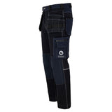 Avacore midjebyxa, stretch, cordura, svart och marinblå, storlek 46, Avaflex