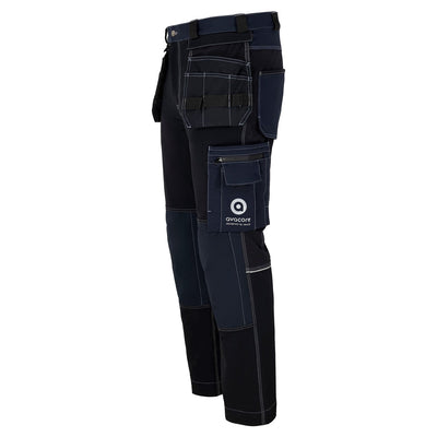 Avacore midjebyxa, stretch, cordura, svart och marinblå, storlek 56, Avaflex