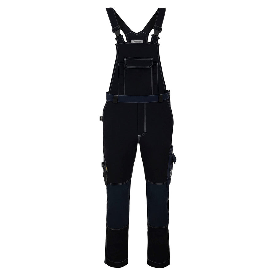Avacore hängselbyxor, stretch, cordura, svart och marinblå, storlek 46, Avaflex