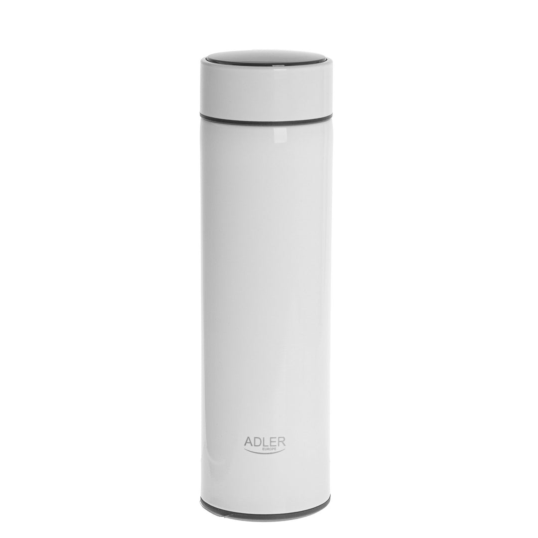 Adler termos, LED-pekskärm, volym 473 ml, färg vit, AD 4506