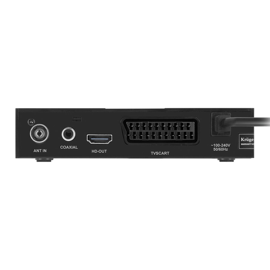 Tuner-avkodare DVB-T2 KM0550D H.265 HEVC EPG PVR Timeshift Kruger&Matz