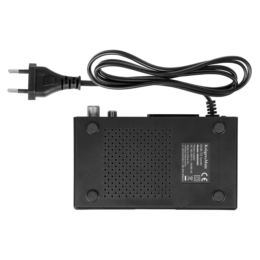 Tuner-avkodare DVB-T2 KM0550D H.265 HEVC EPG PVR Timeshift Kruger&Matz