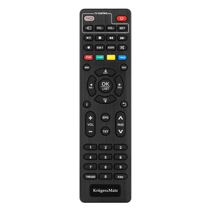 Tuner-avkodare DVB-T2 KM0550D H.265 HEVC EPG PVR Timeshift Kruger&Matz