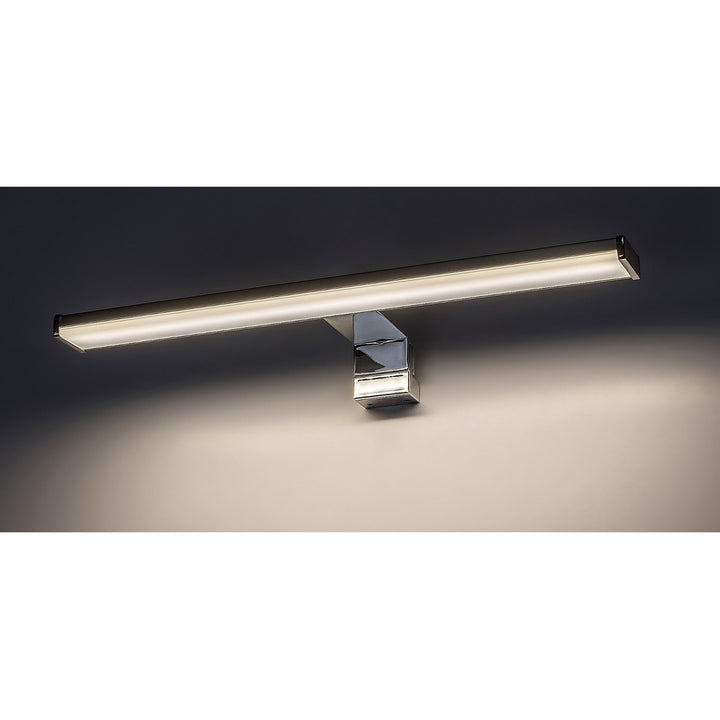 Rabalux badrumslampa, 8W LED, IP44, kromad design, Levon