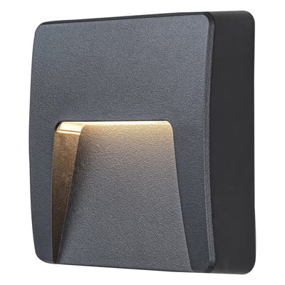 Rabalux vägglampa, utomhus, IP65, LED 3W, antracit, Trento