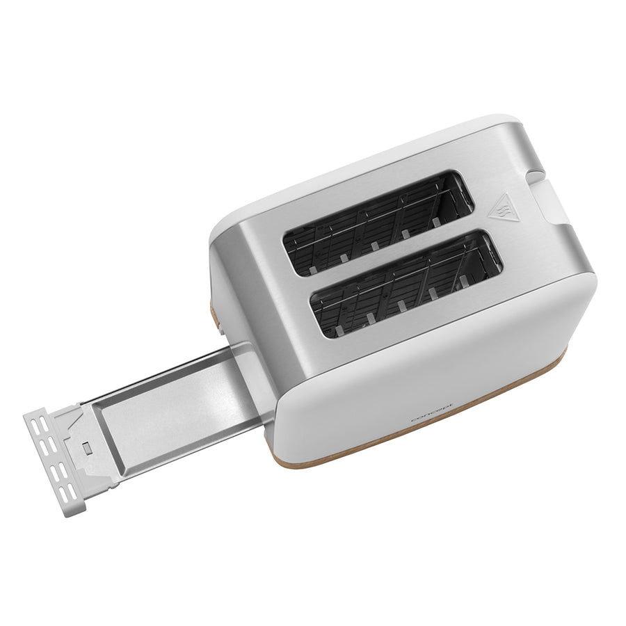 Concept elektrisk brödrost, 930W, 7 grader av brynning, vit, TE2015