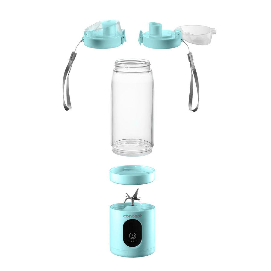 Concept stavmixer, 600 ml, uppladdningsbar Li-Ion, blå, FitMaker SM4002
