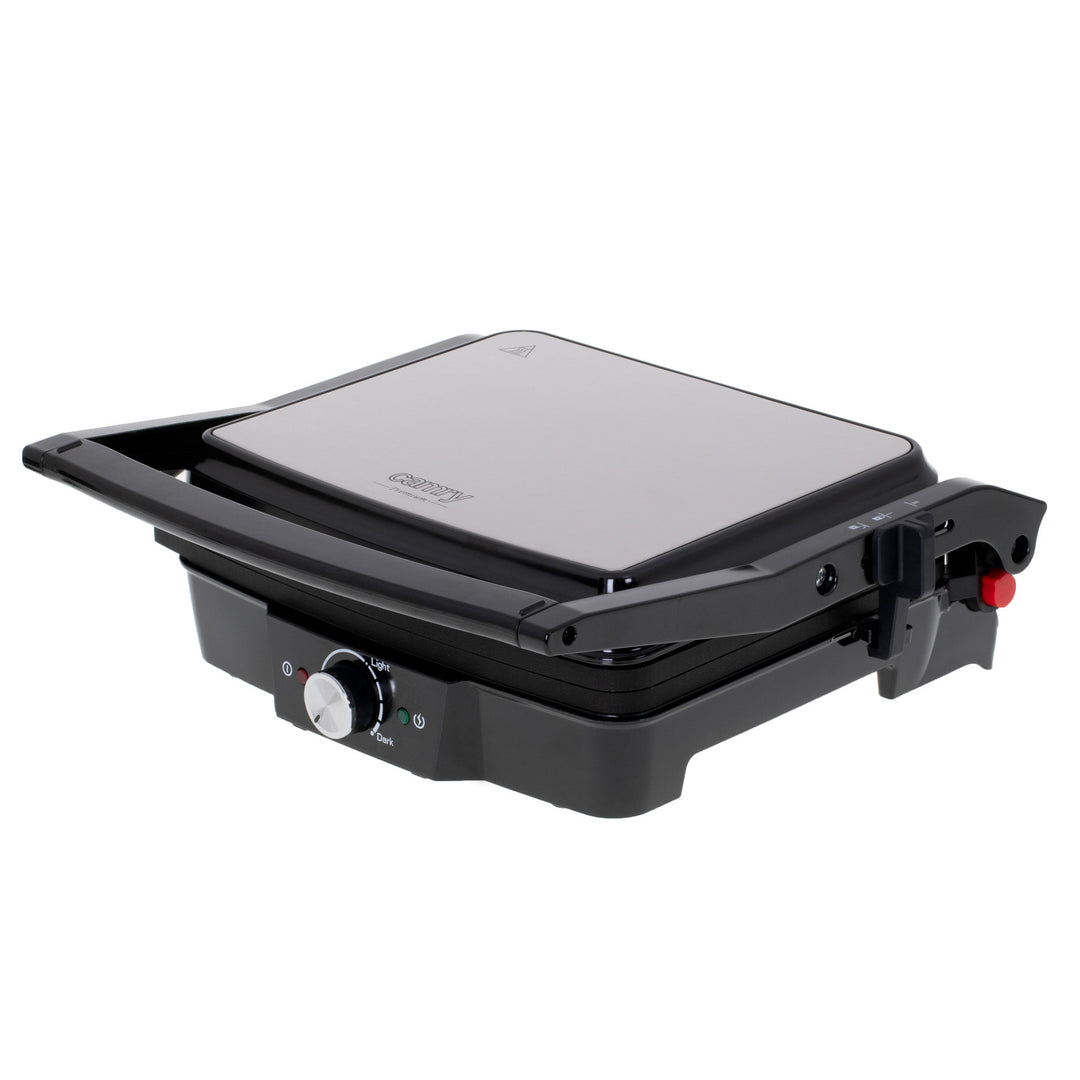 Camry elektrisk grill, stor yta 28x23 cm, temperaturreglering, maximal effekt 2500 W, CR 3053