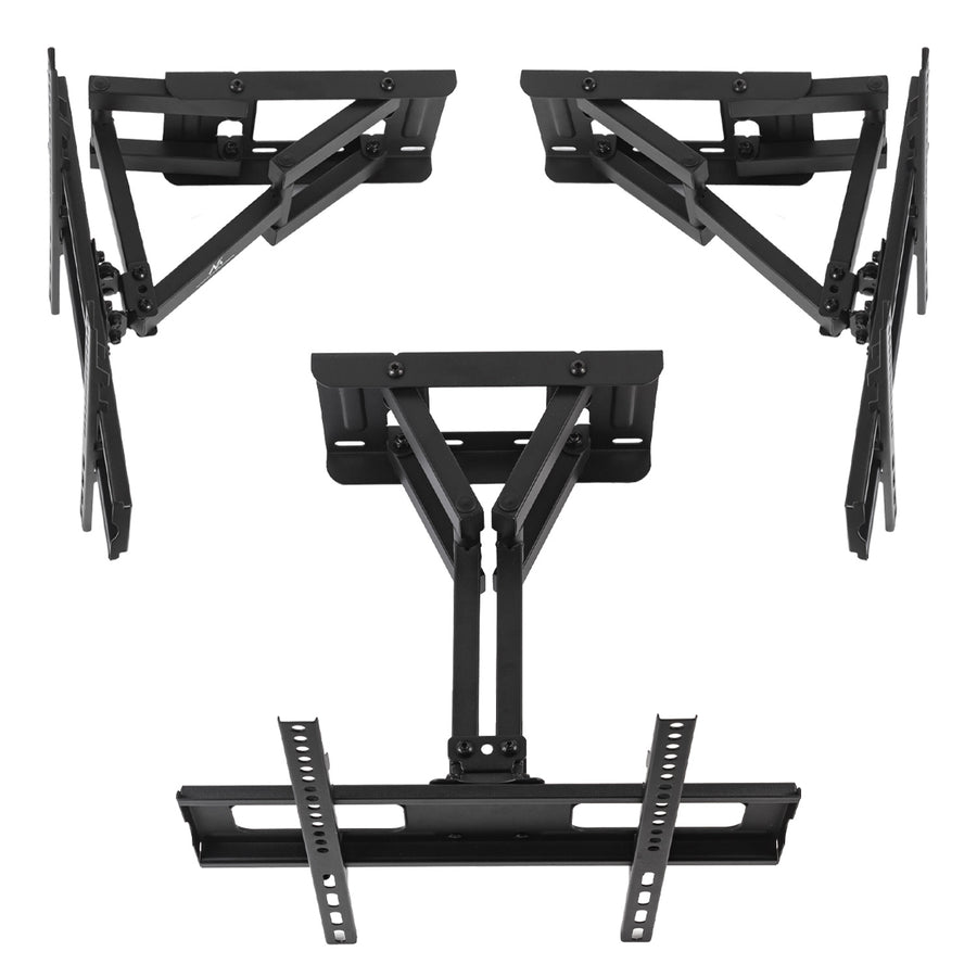 Maclean TV-fäste, max VESA 400x400, 32-75", 50kg, horisontell och vertikal vinkeljustering, profil 80-380mm, svart, MC-788
