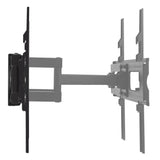 Maclean TV-fäste, max VESA 400x400, 32-75", 50kg, horisontell och vertikal vinkeljustering, profil 80-380mm, svart, MC-788