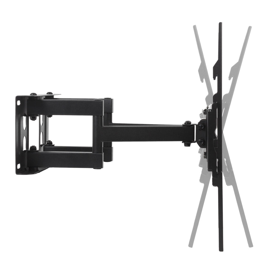 Maclean TV-fäste, max VESA 400x400, 32-75", 50kg, horisontell och vertikal vinkeljustering, profil 80-380mm, svart, MC-788
