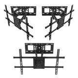 Maclean TV-fäste, max VESA 600x400, 32-85", 60kg, horisontell och vertikal vinkeljustering, profil 65-390mm, svart, MC-789
