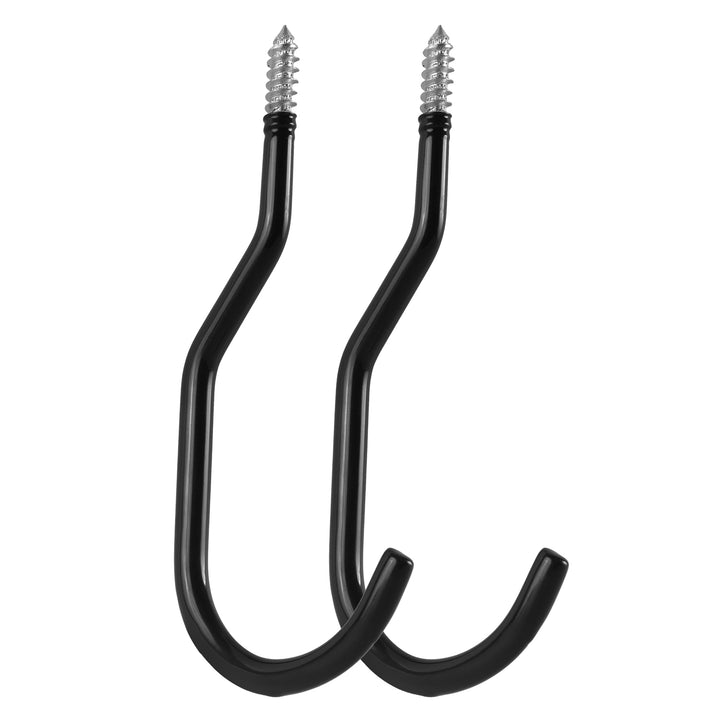 Set med 2 Maclean takkrokar, för stege, cykel, trädgårdsslang, stål, max. belastning 10 kg/handtag, MC-485