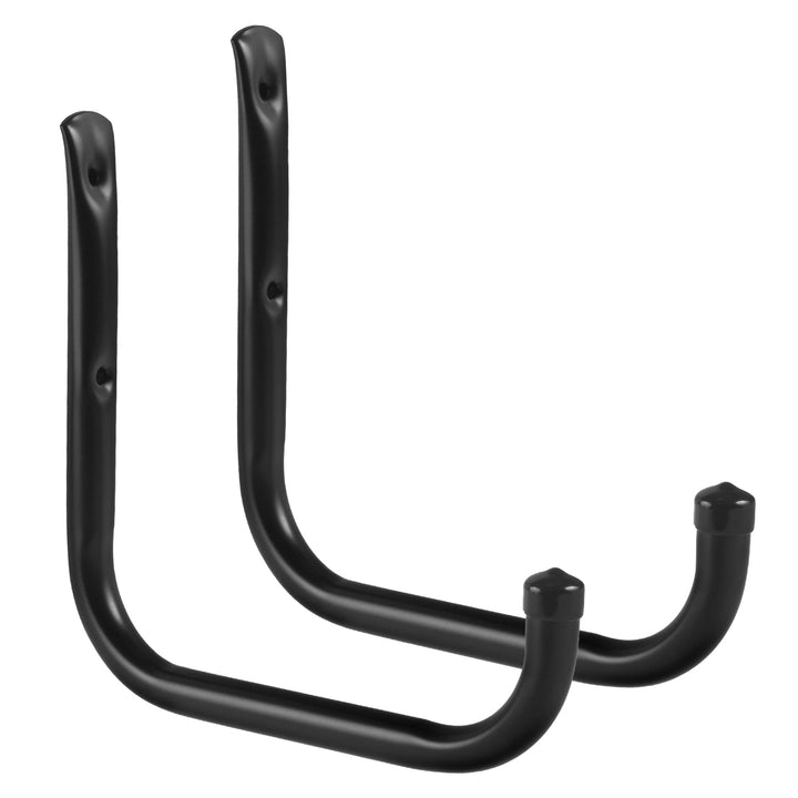 Set med 2 Maclean väggfästen, för däck, hjul, stege, cykel, stål, max. belastning 22 kg/fäste, MC-487