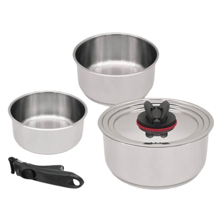 Set med 3 Maestro-kastruller, avtagbart handtag, 1,3 1,9 och 2,7 l, MR-3531-5