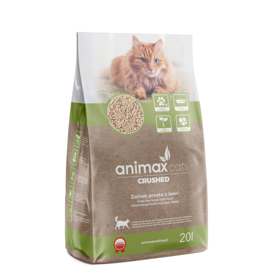 Klumpströ Classic, Crushed Texture, 20 Liters - Animax Premium Quality