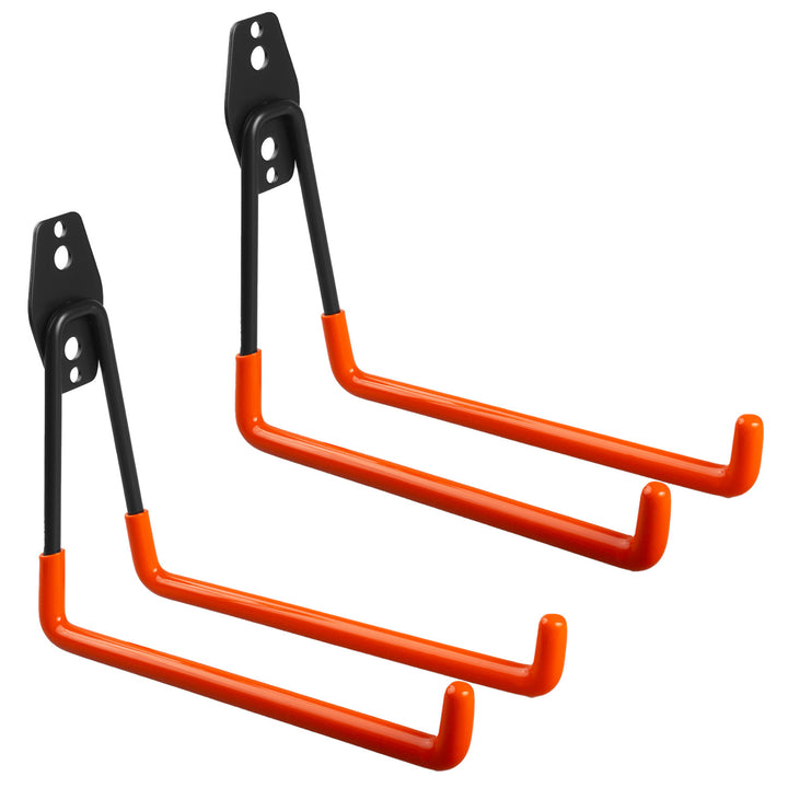 Garageväggfäste Maclean, för däck, trädgårdsredskap, stege, slangar, cykel, maxbelastning 25 kg, MC-444, 2 st