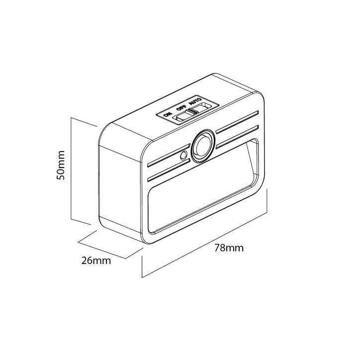 Maclean LED-trappljus, med rörelsesensor, temp. 4000K, 4 LED, räckvidd 3-4m, MCE363, 4 st