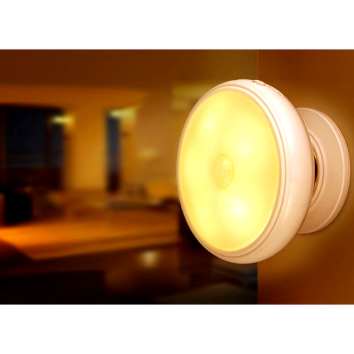 Maclean rörelsesensor LED-lampa, magnet, bakgrundsbelysning, ljuslägen: kontinuerlig, PIR-sensor, 3xAA, MCE223, 2 st