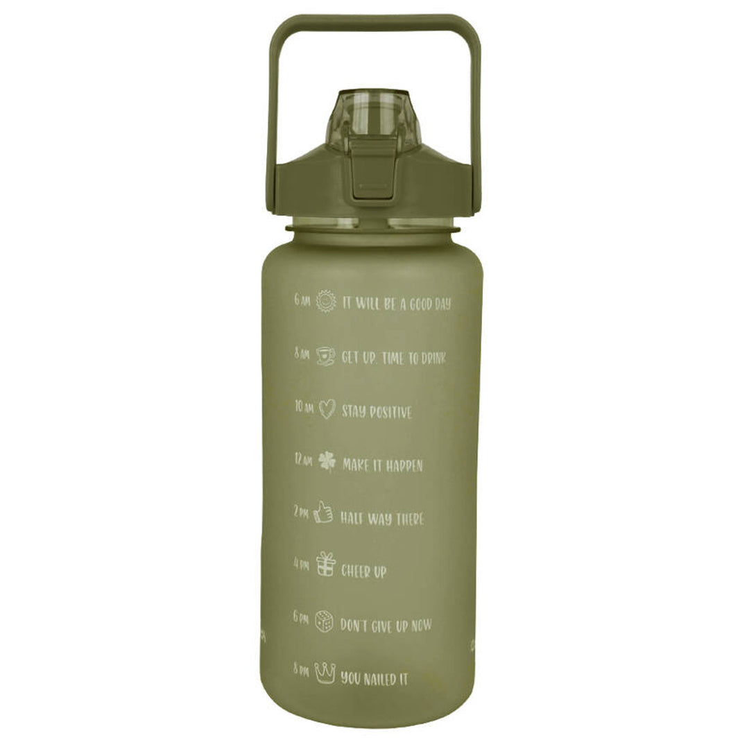 Bidon Kylväska, 2000ml, PETG, khaki, Cancan Z25012