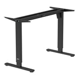 Ergo Office elektriskt höj- och sänkbart skrivbord, maxhöjd 1160mm, max - 80 kg, utan bordsskiva, svart, ER-400 B